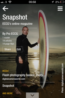 ECCG's online magazine 'Snapshot'