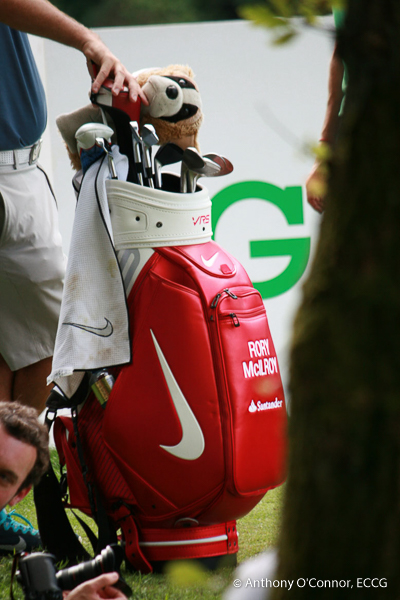 Rory McElroy's golf bag